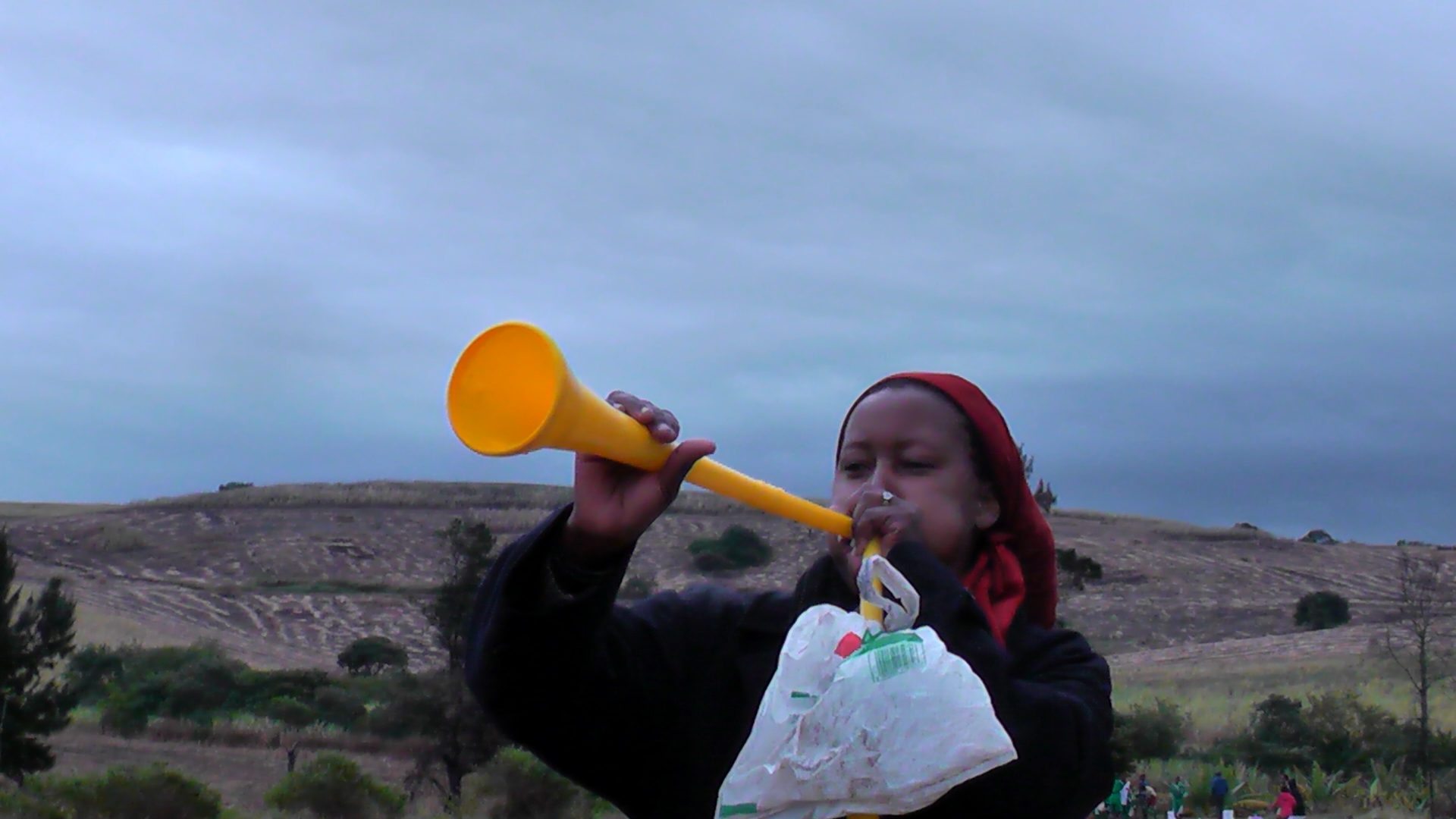 Die Vuvuzela  ora international in Südafrika